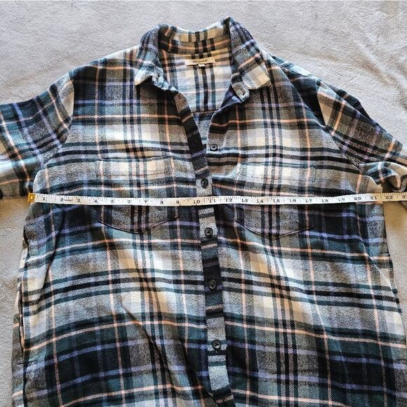 Madewell Multicolor Flannel Long Sleeve Button Down Shirt Small - Picture 5 of 5